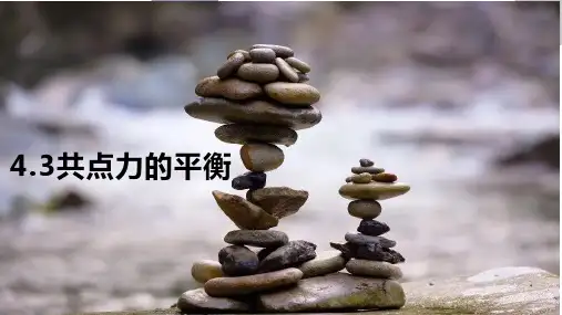 共点力的平衡课件高一上学期物理鲁科版(2019)必修第一册(28页)