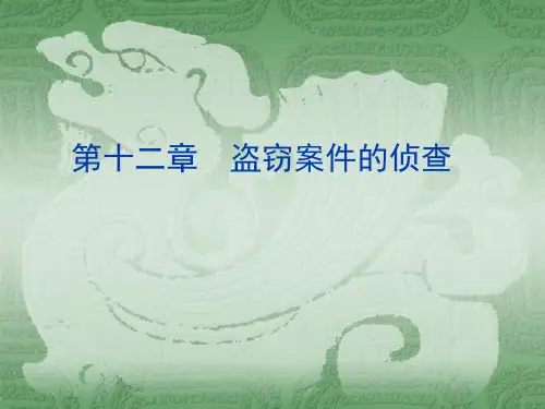刑事侦查学(中国人民公安大学)-13