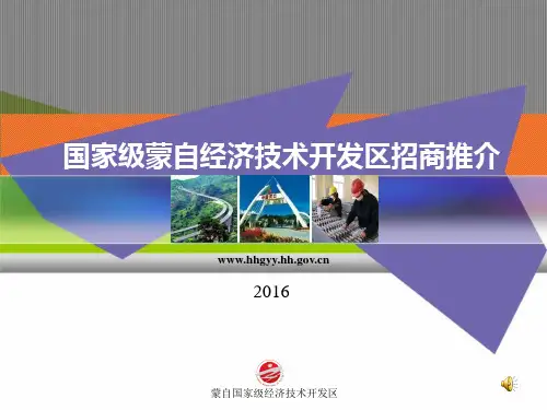 蒙自经开区情况简介