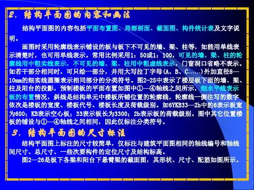结构布置平面图