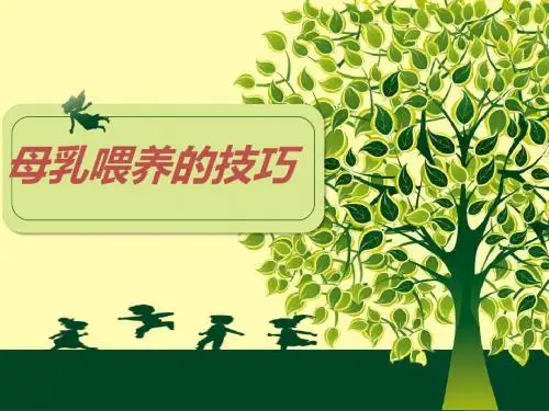 母乳喂养的技巧PPT