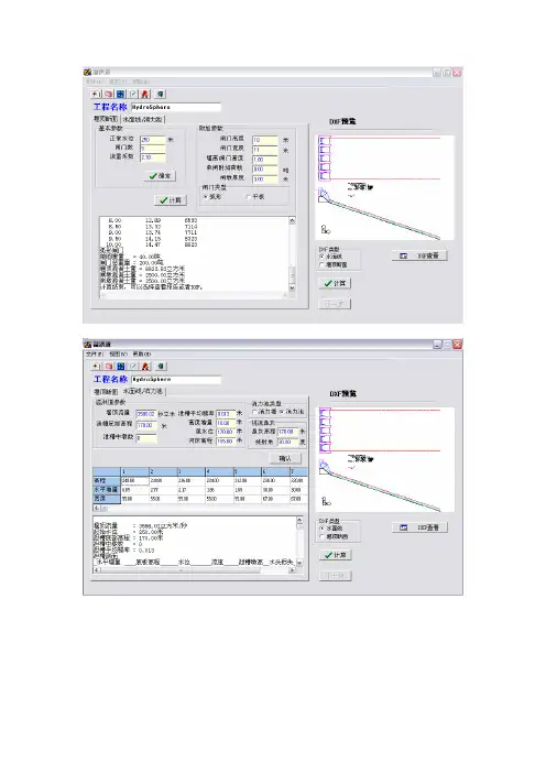 溢洪道设计