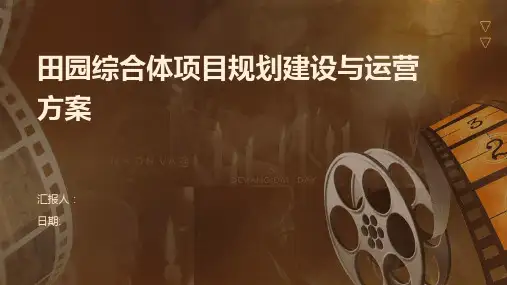 田园综合体项目规划建设与运营方案