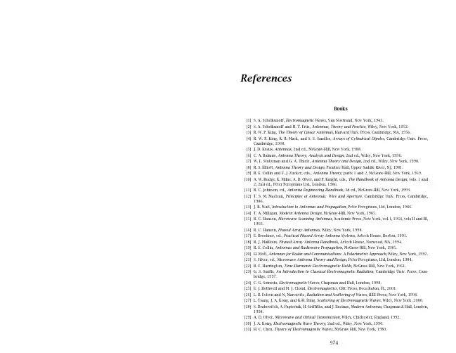 References Books