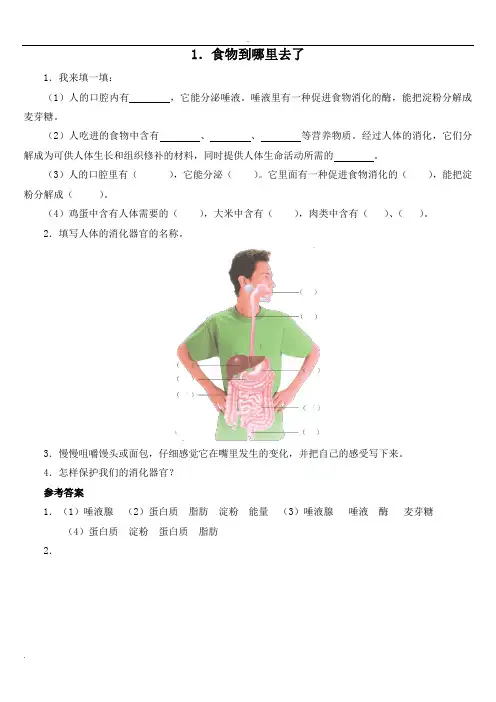 青岛版五年级科学下册各课知识点