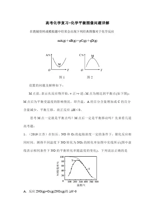 高考化学复习-化学平衡图像问题详解