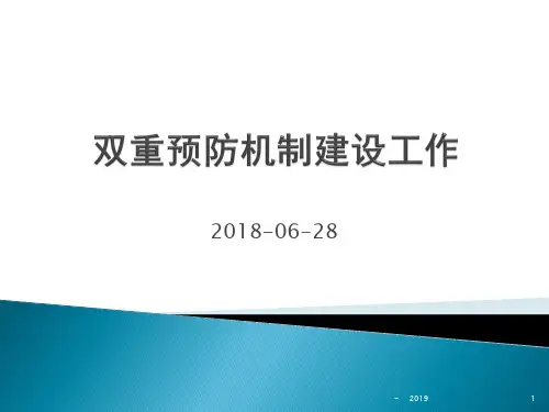 双重预防机制建设工作企业版ppt课件