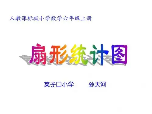 人教版六年级上册数学第六单元《扇形统计图》PPT课件