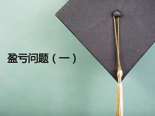 盈亏问题一