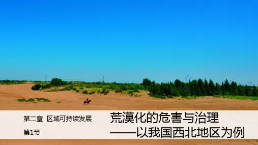 荒漠化的危害与治理-以我国西北地区为例
