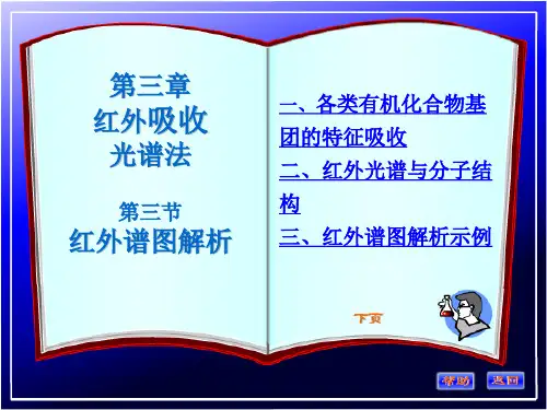 波谱分析 第三章 03红外谱图解析