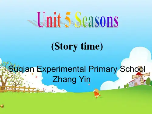 小学英语Unit 5 Seasons 课件