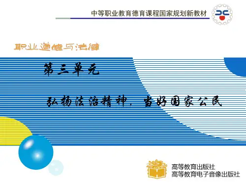 第八课崇尚程序正义,依法维护权益