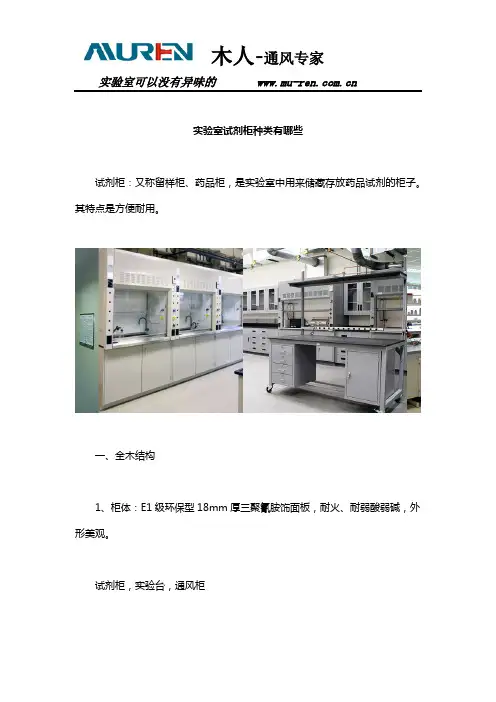 实验室试剂柜种类有哪些