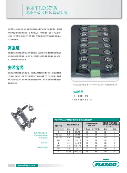 孚乐率螺栓板式带扣