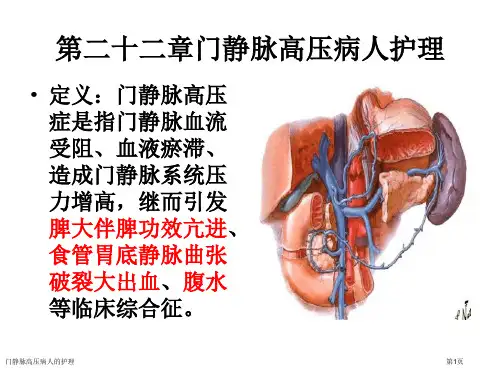 门静脉高压病人的护理