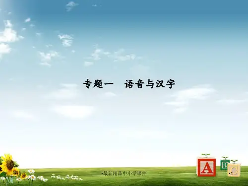 八年级语文下册专题一语音与汉字课件新人教版PPT课件