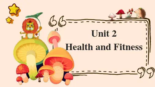 中职英语高教版 基础模块2 Unit2 八大句子成分和五大句型结构