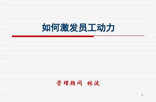 如何激发员工动力ppt课件