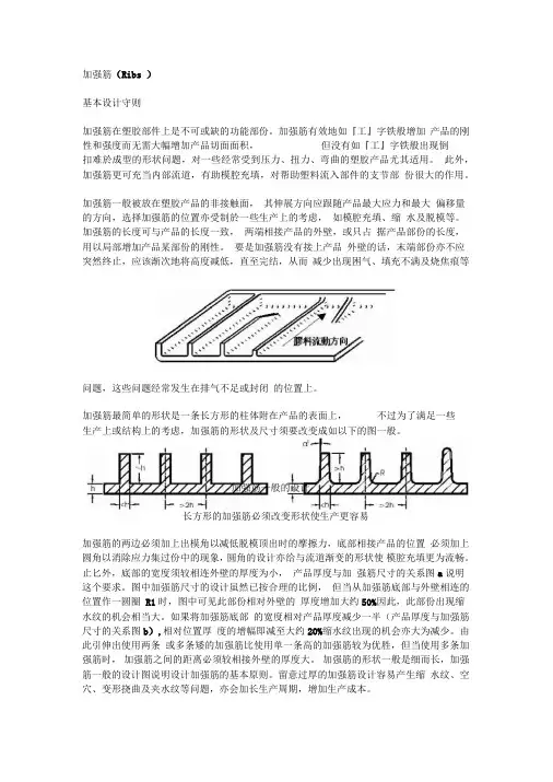 2加强筋设计原则