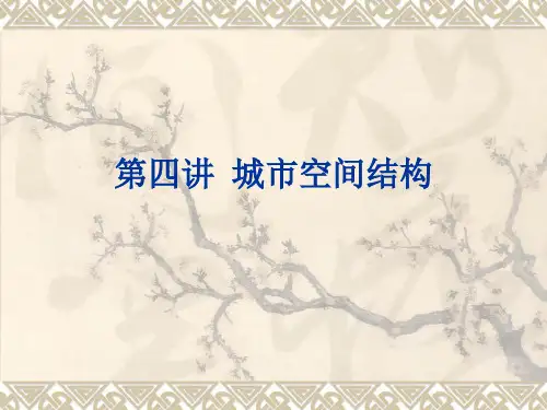 第四讲-城市空间结构