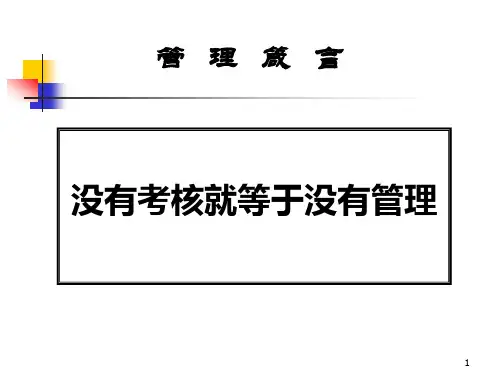 HR绩效考核