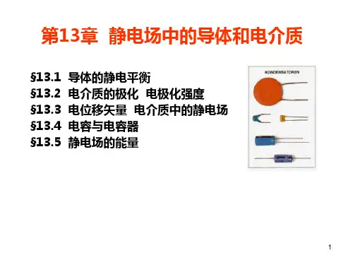 高二物理竞赛第十三章静电场中的导体与电介质课件