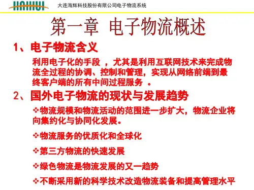 大连海辉科技股份有限公司电子物流系统.pptx