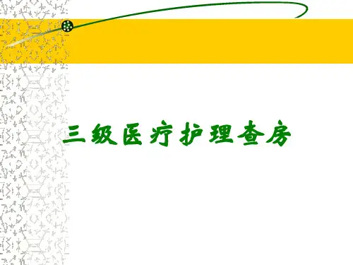 三级医疗护理查房