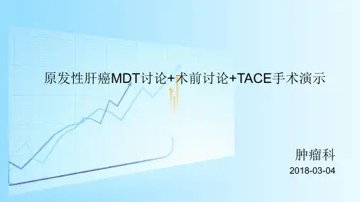 原发性肝癌mdt讨论术前讨论tace手术演示ppt课件