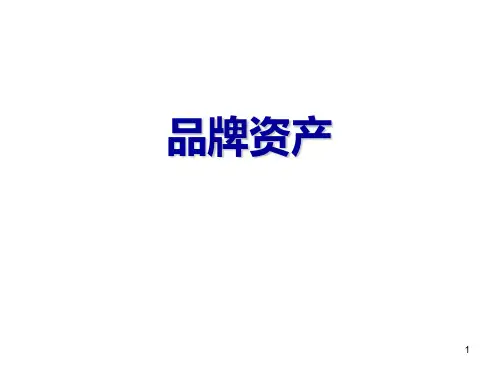 品牌资产PPT课件