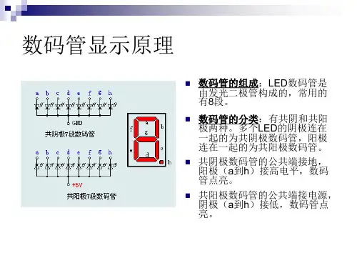 数码管led显示器控制电路