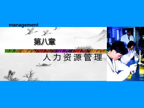 第八章 人力资源管理ppt课件(全)