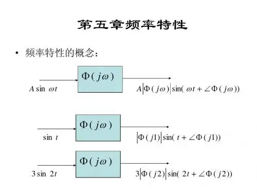 自动控制原理 频率特性