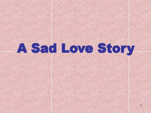 a sad love storyPPT课件