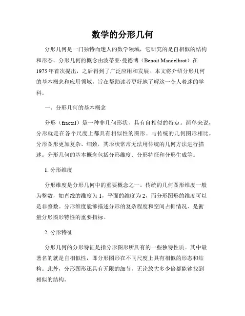 数学的分形几何