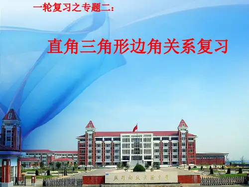 直角三角形边角关系PPT课件