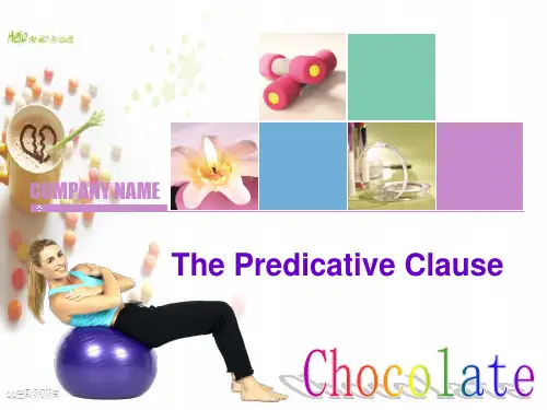 predicative clause表语从句