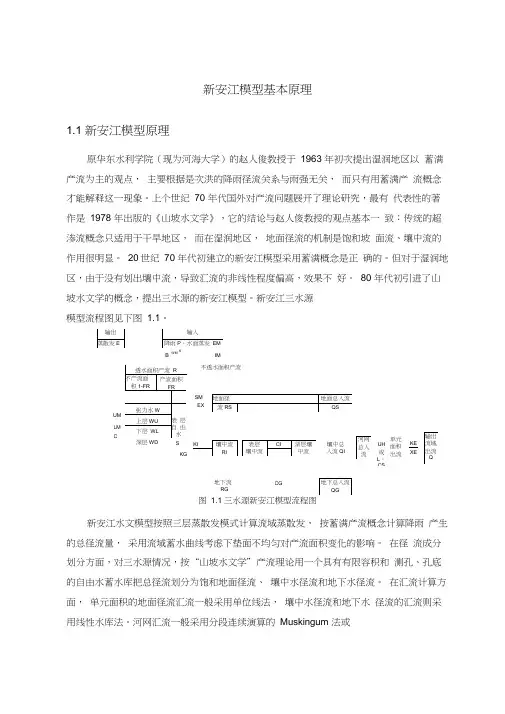 新安江模型原理