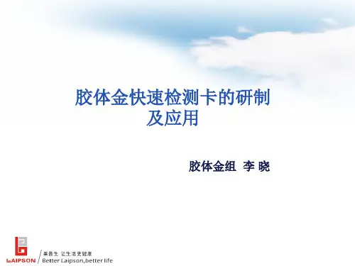 胶体金培训44页PPT