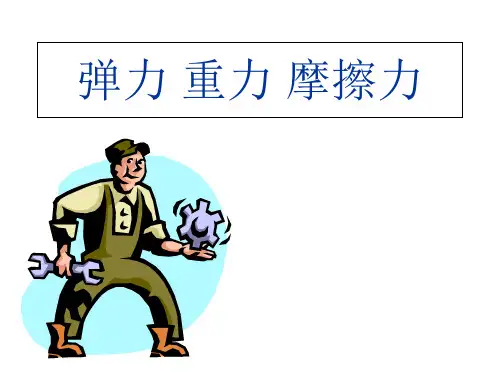 重力弹力摩擦力复习课件