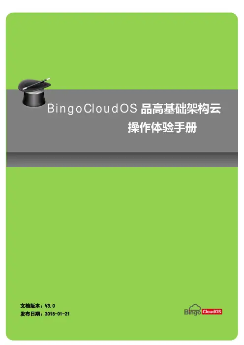 品高云BingoCloudOS操作手册