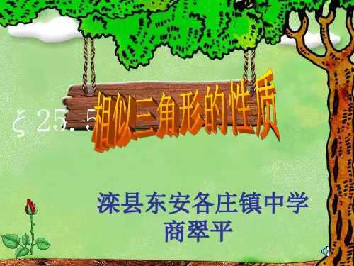 相似三角形周长比等于相似比,面积比等于相似比平方