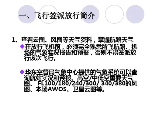 第3章 飞行气象简介
