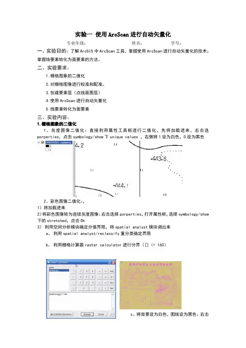 ArcGIS专题操作之-自动矢量化