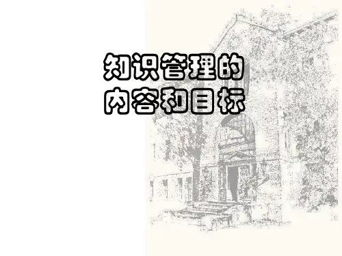 04-2知识管理的内容和目标