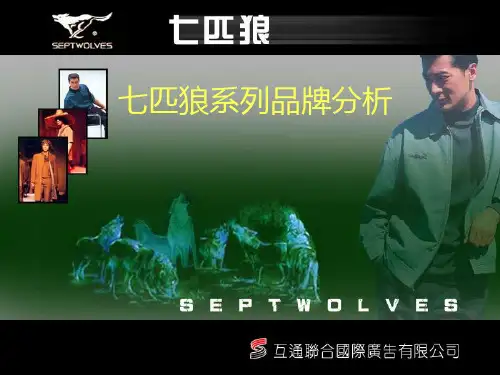 七匹狼系列品牌分析