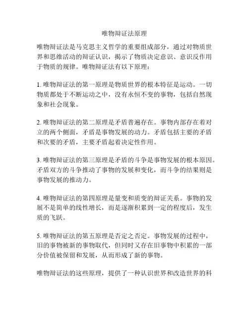唯物辩证法原理