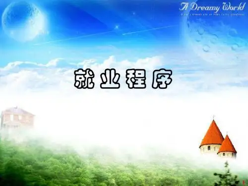 就业程序指导