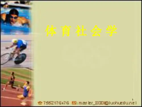 体育社会学社会意义探讨PPT精选文档